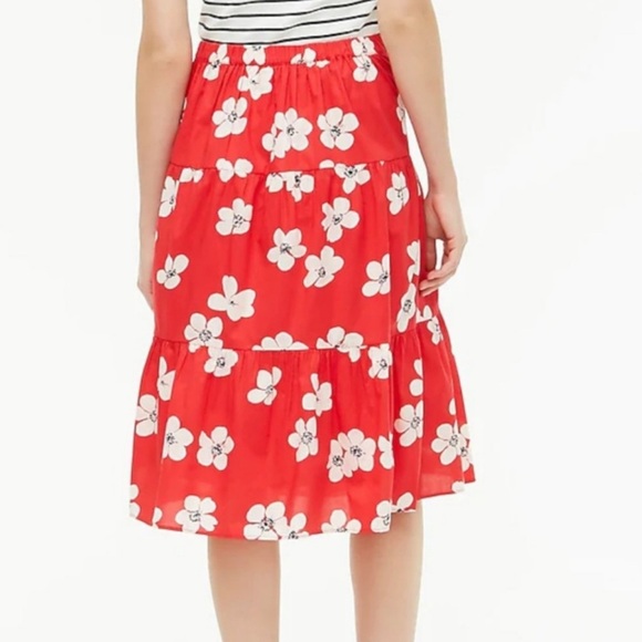 JCrew Floral Pink Skirt, size M - Picture 4 of 4